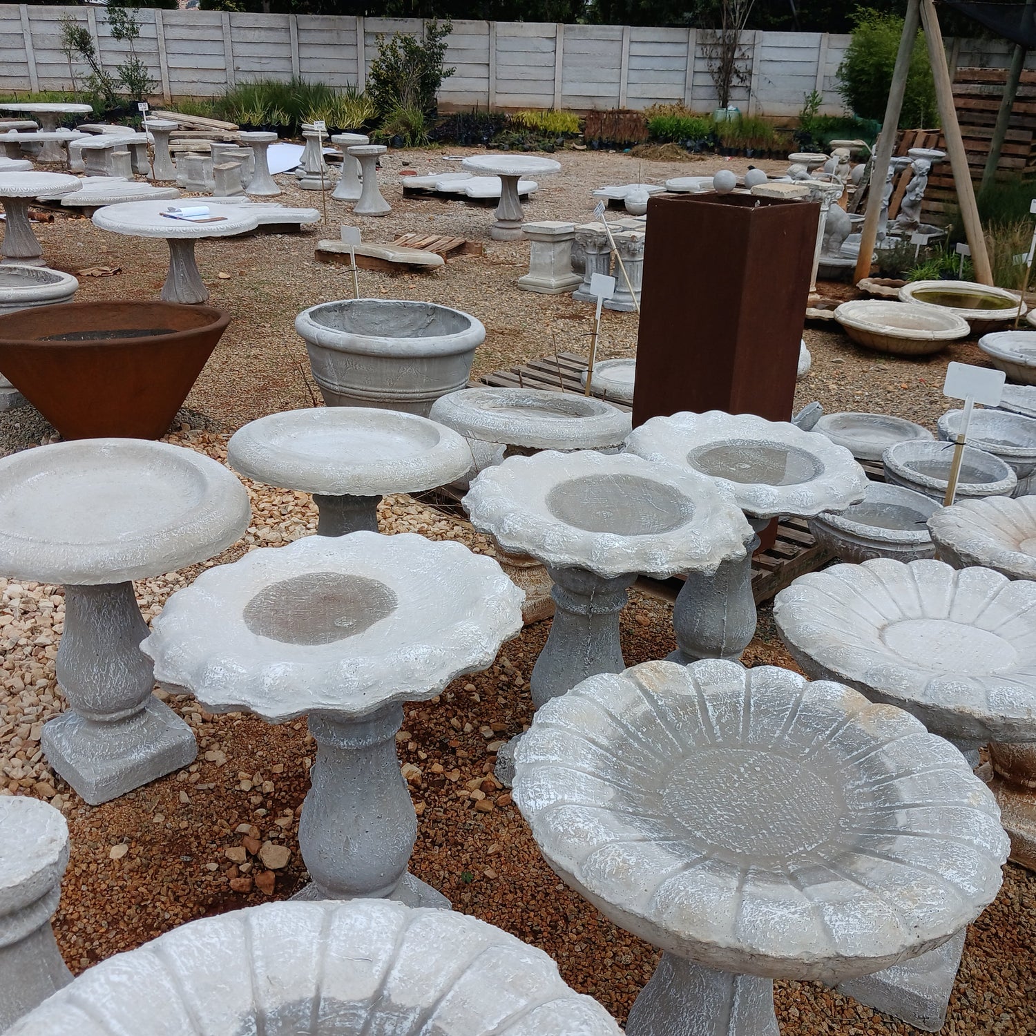 Concrete Bird Baths