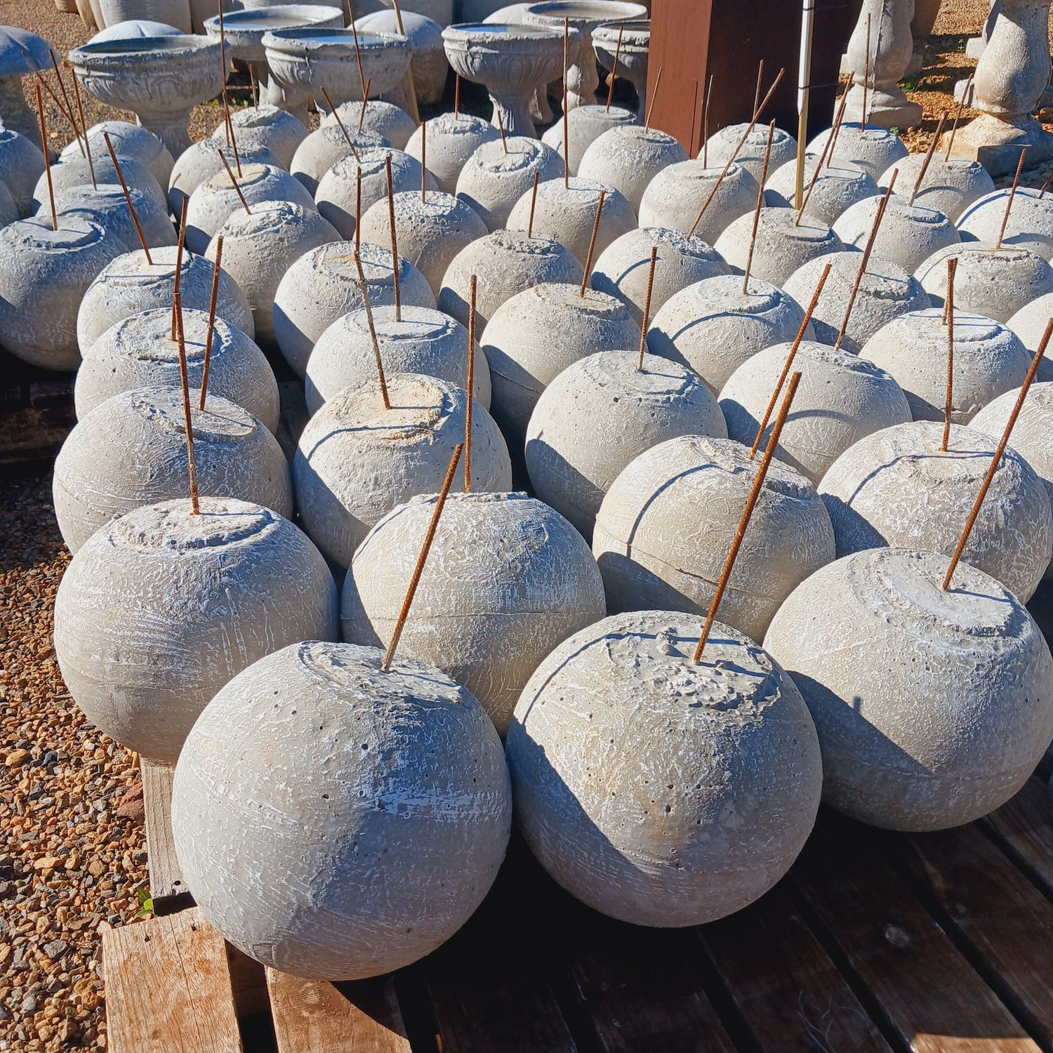 Concrete Garden Balls