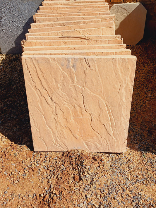 500mm x 500mm Tan Red