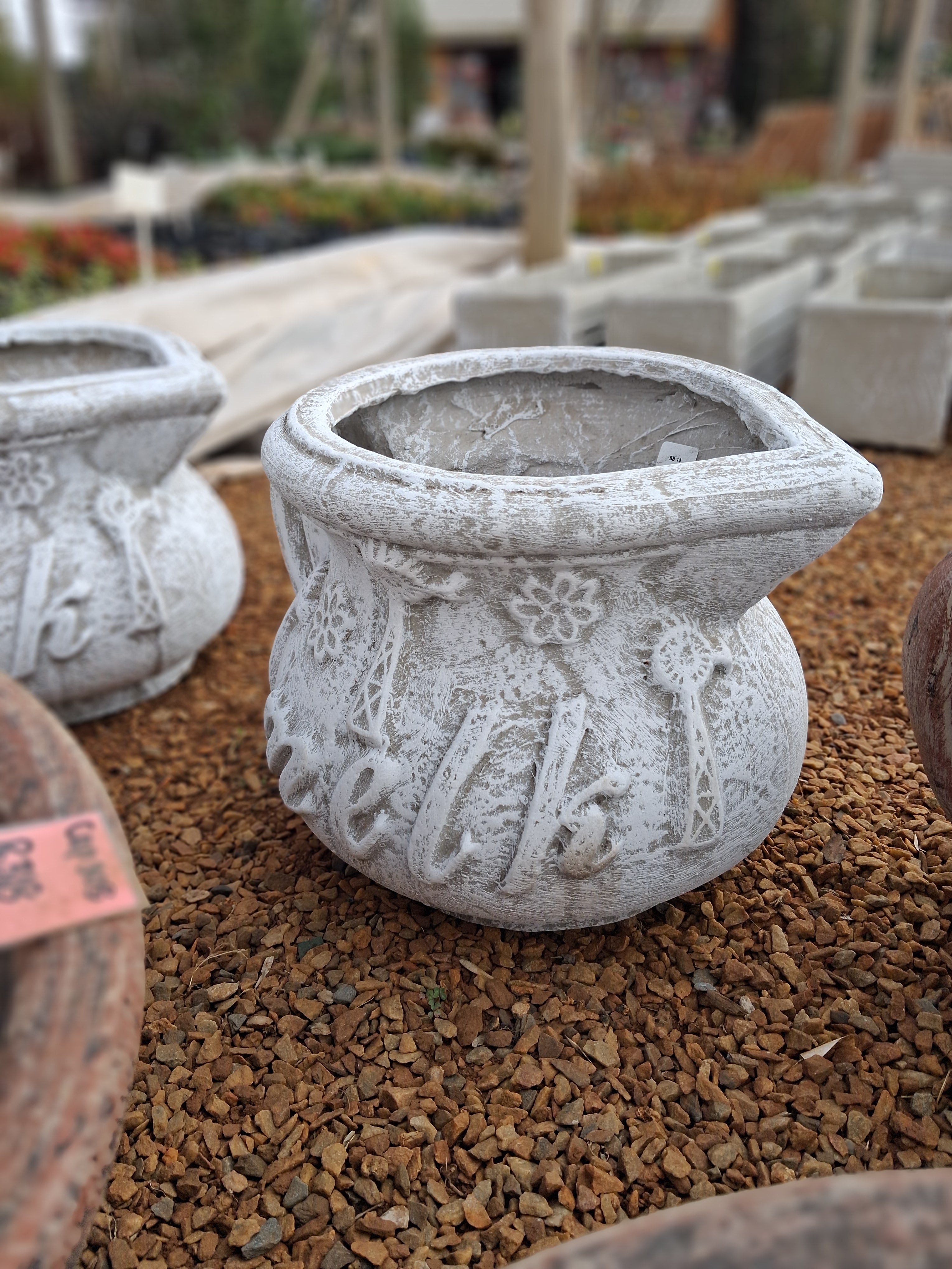 Medium Milk Cup Style Pot – White (BB14)