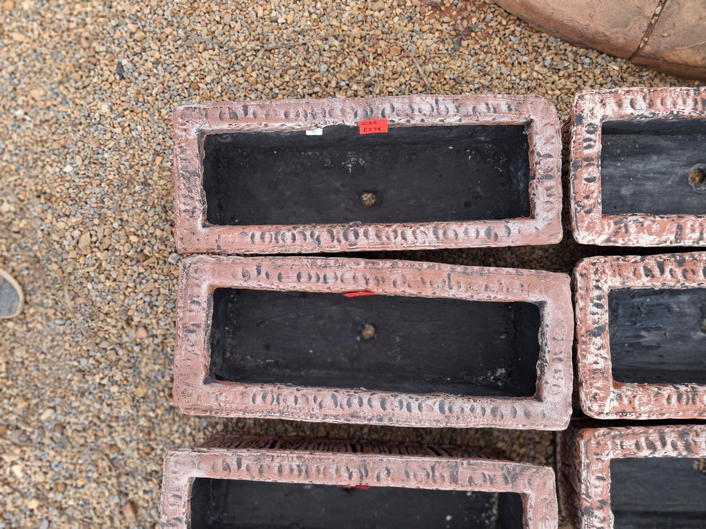 Brown Large Rectangular Pot (C22B)