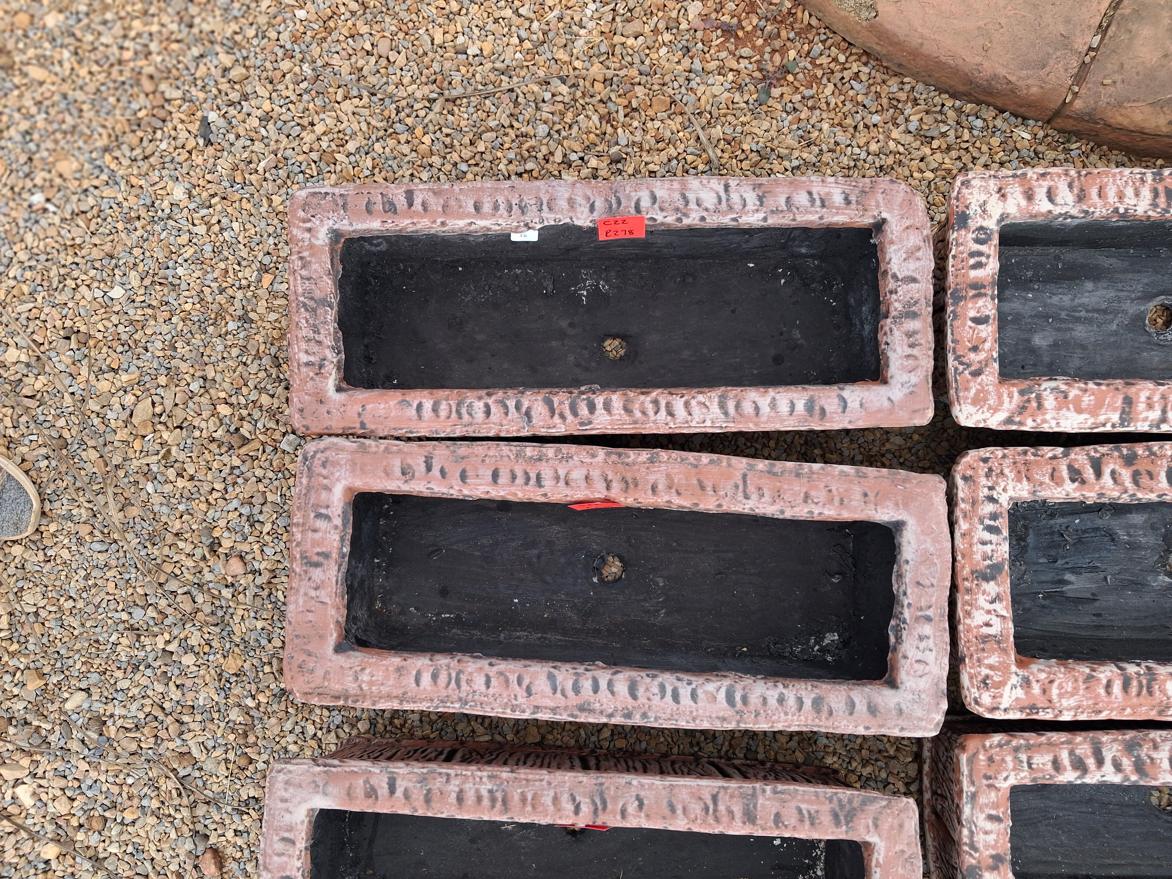 Brown Large Rectangular Pot (C22B)