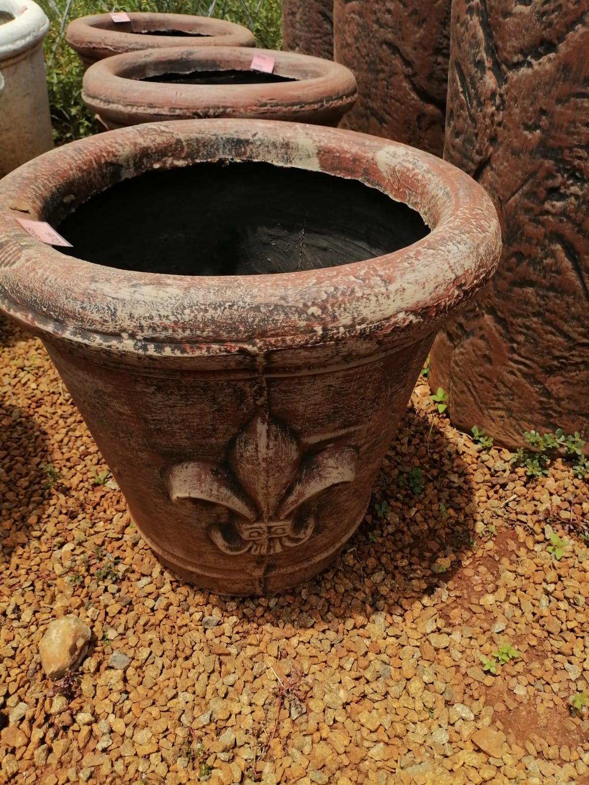 Round Oval Pot – Viking Symbol Brown (CAP125)