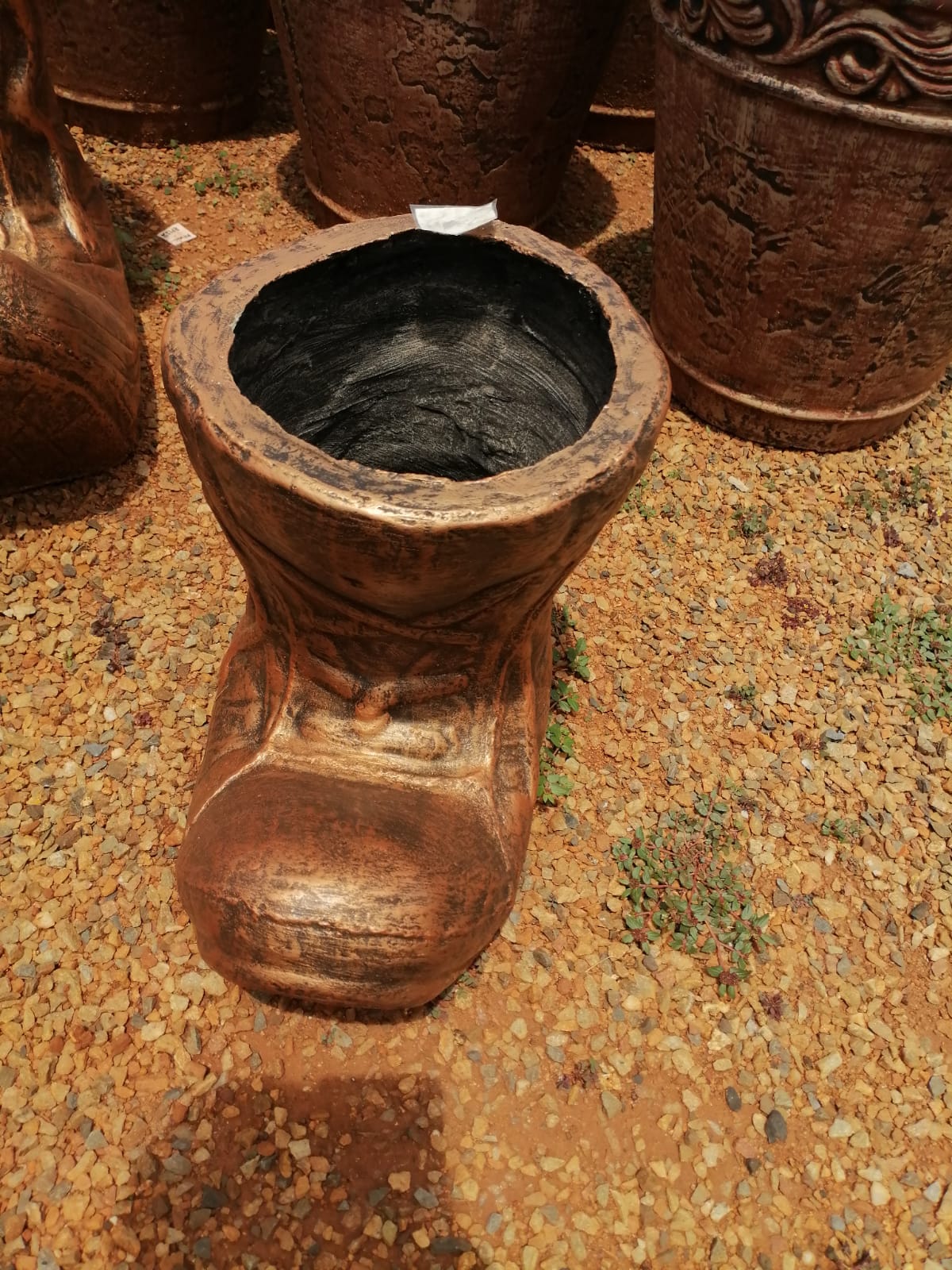 Boot Planter Pot – Bronze(CAP151)