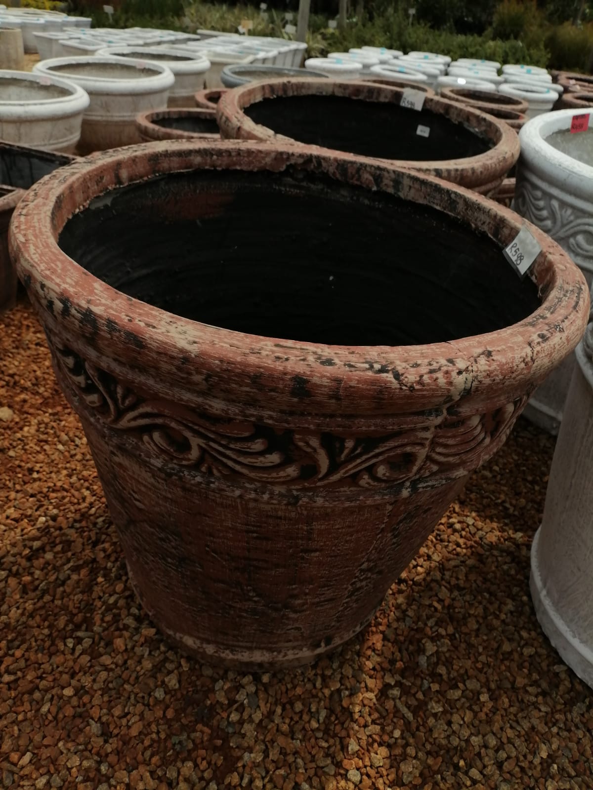 Large Round Brown Pot (CAP186)