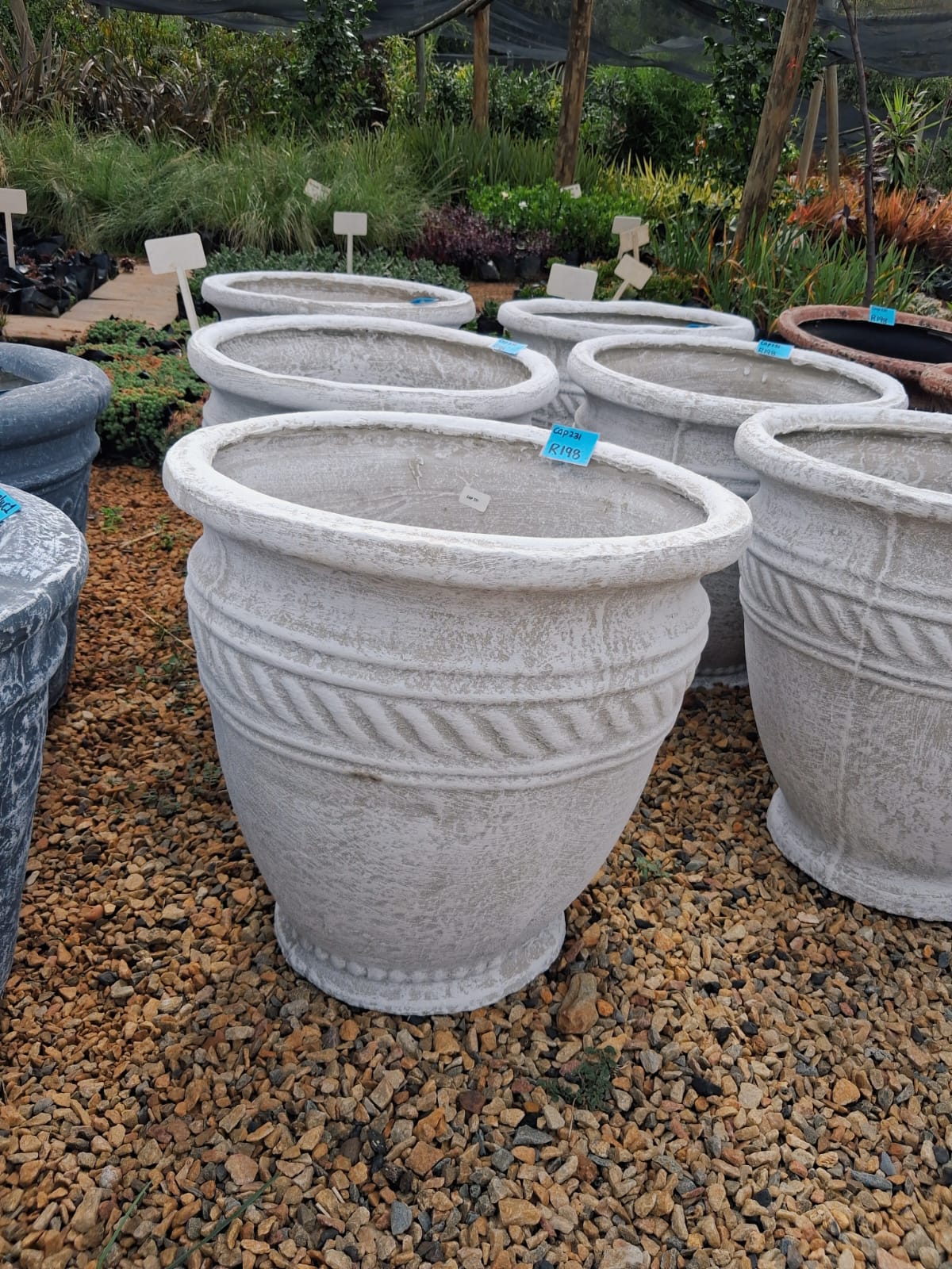 Large Round Pot – White (CAP231)