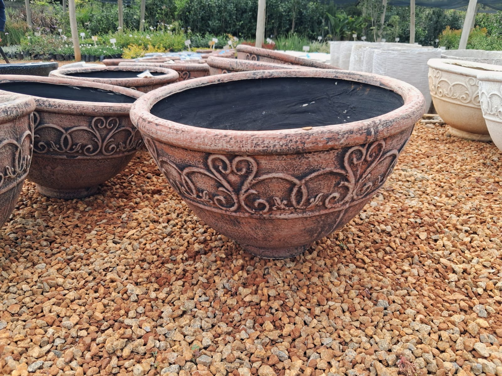 Large Round Pot – Brown (CAP305)