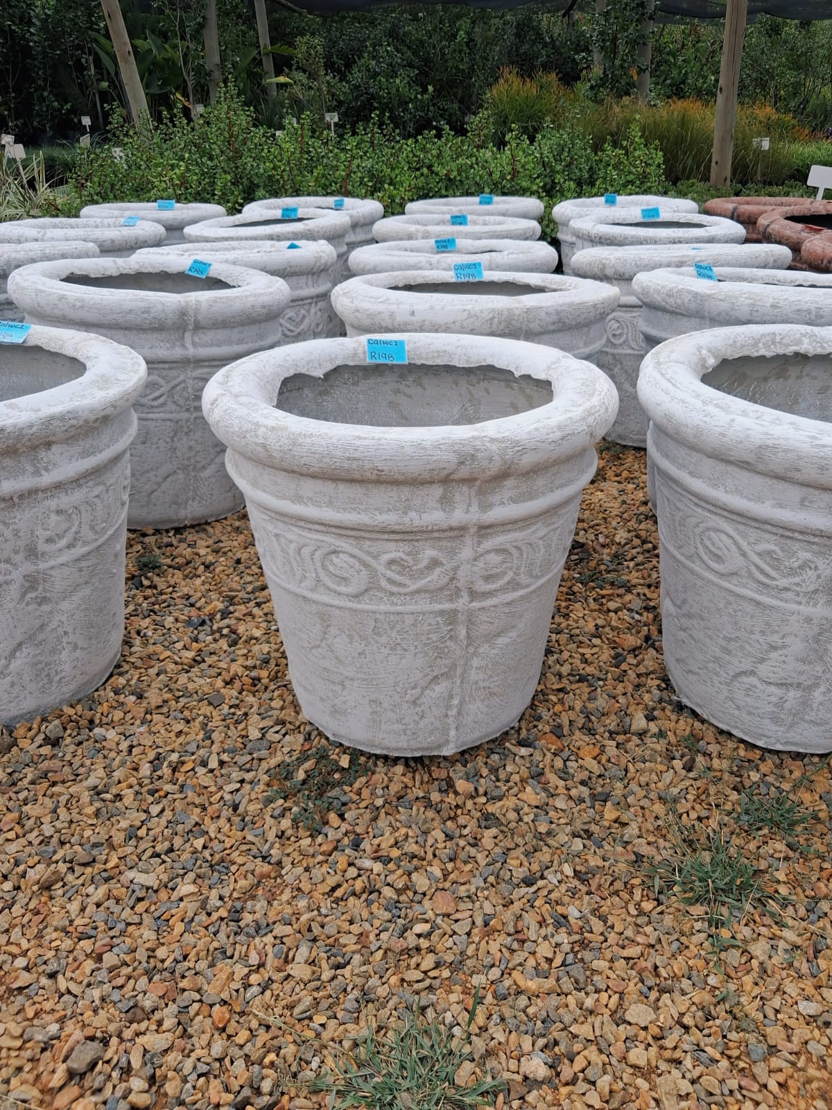 Small Round Feature Pot – White (CA/WC1)