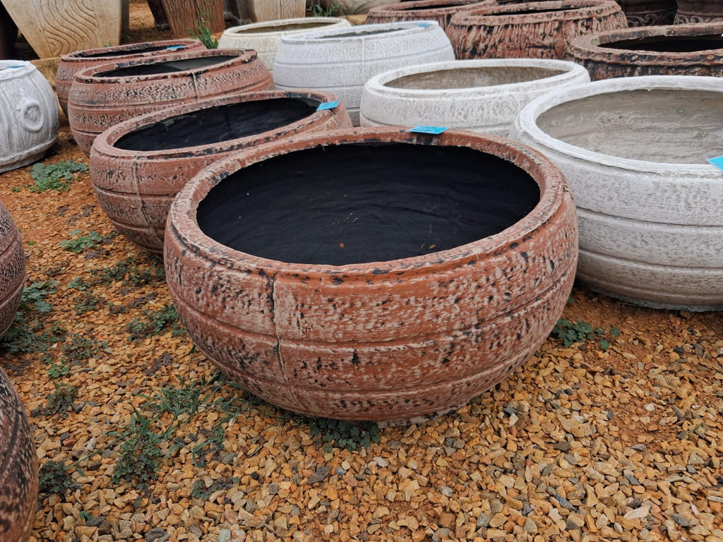 Large Round Pot Planter – Brown (HSC72)