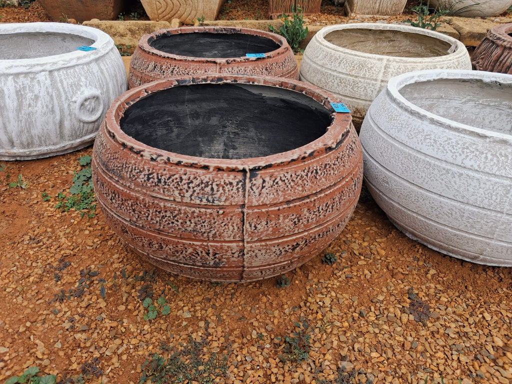 Large Round Pot Planter – Brown (HSC72)