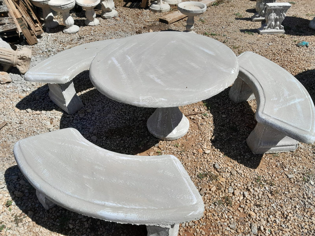 Large Round Table Set