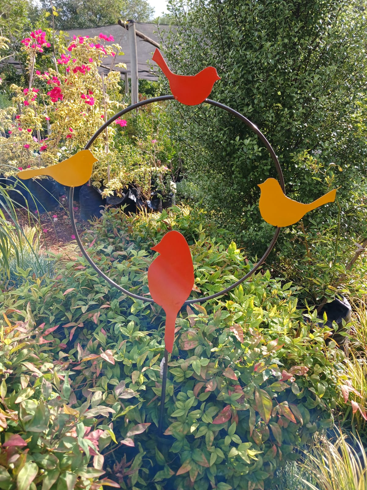 Bird Garden Stake