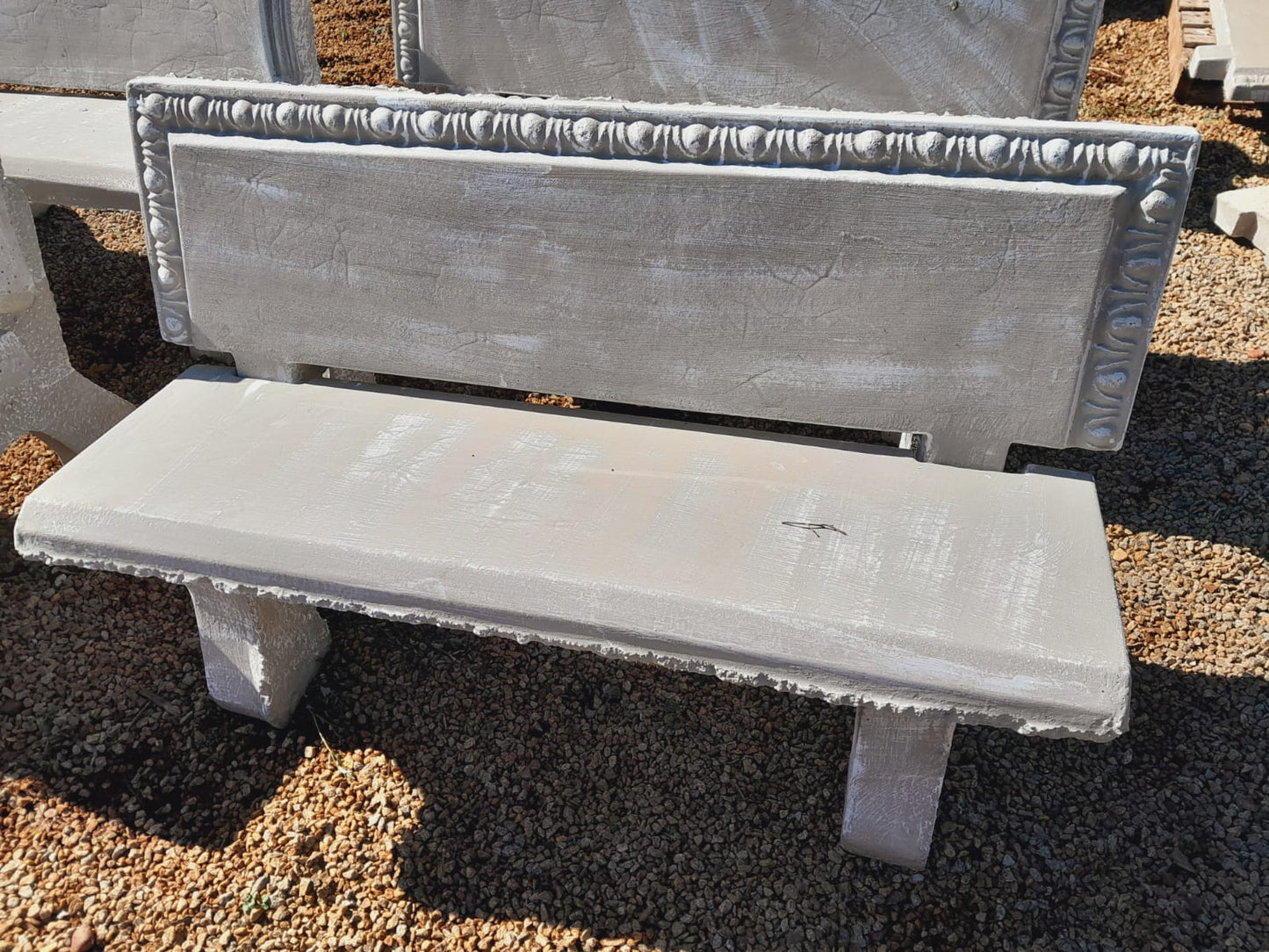 Straight Backrest Bench