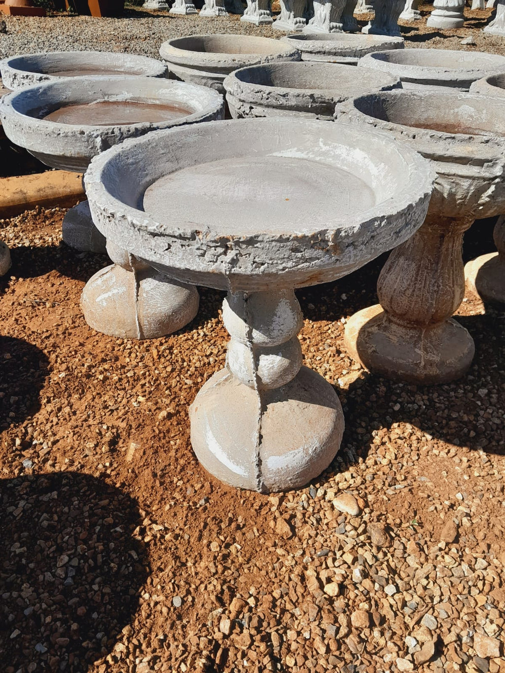 Solid Birdbath