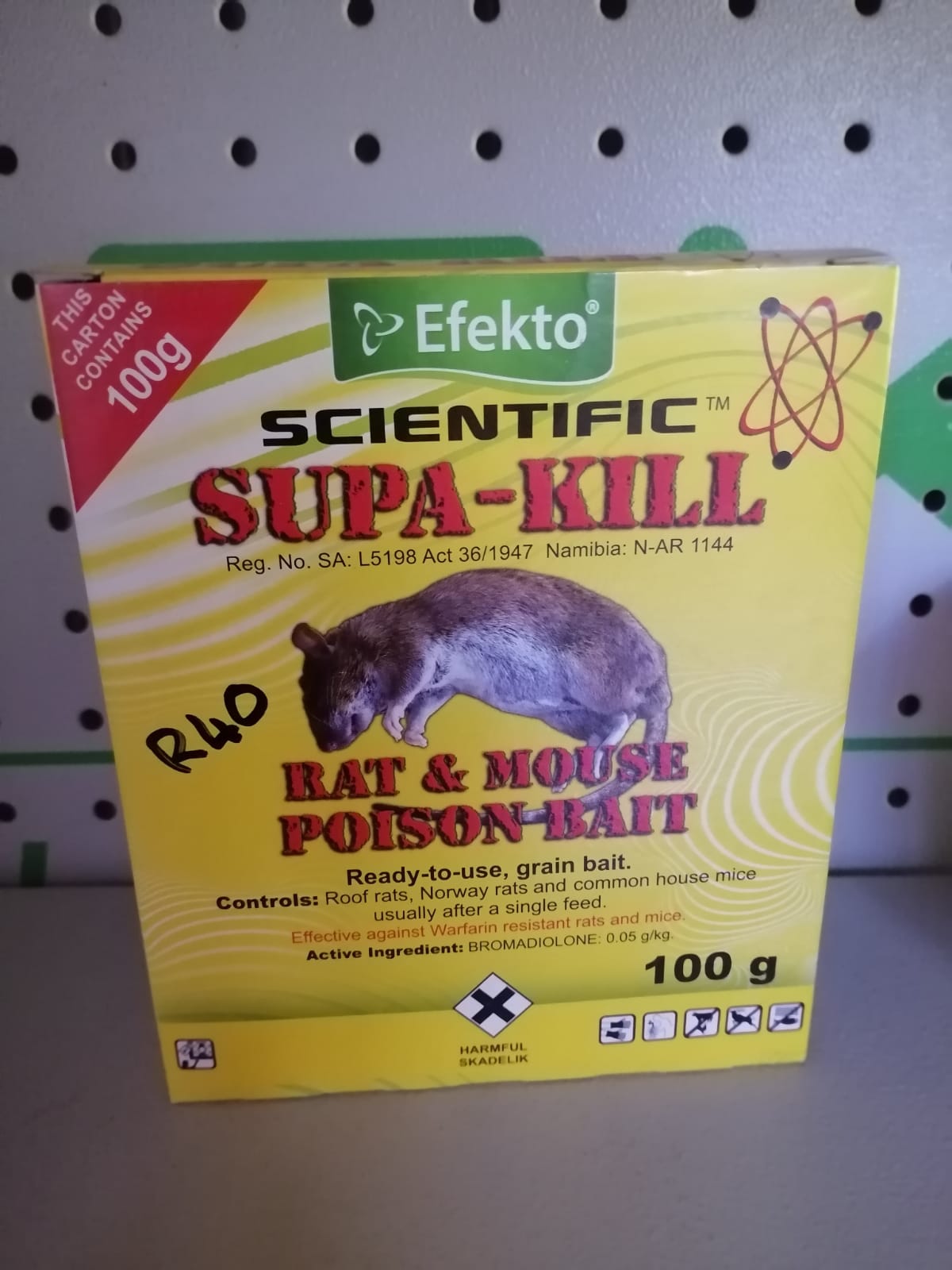 Efekto Supa-kill Rat & Mouse poison 100G