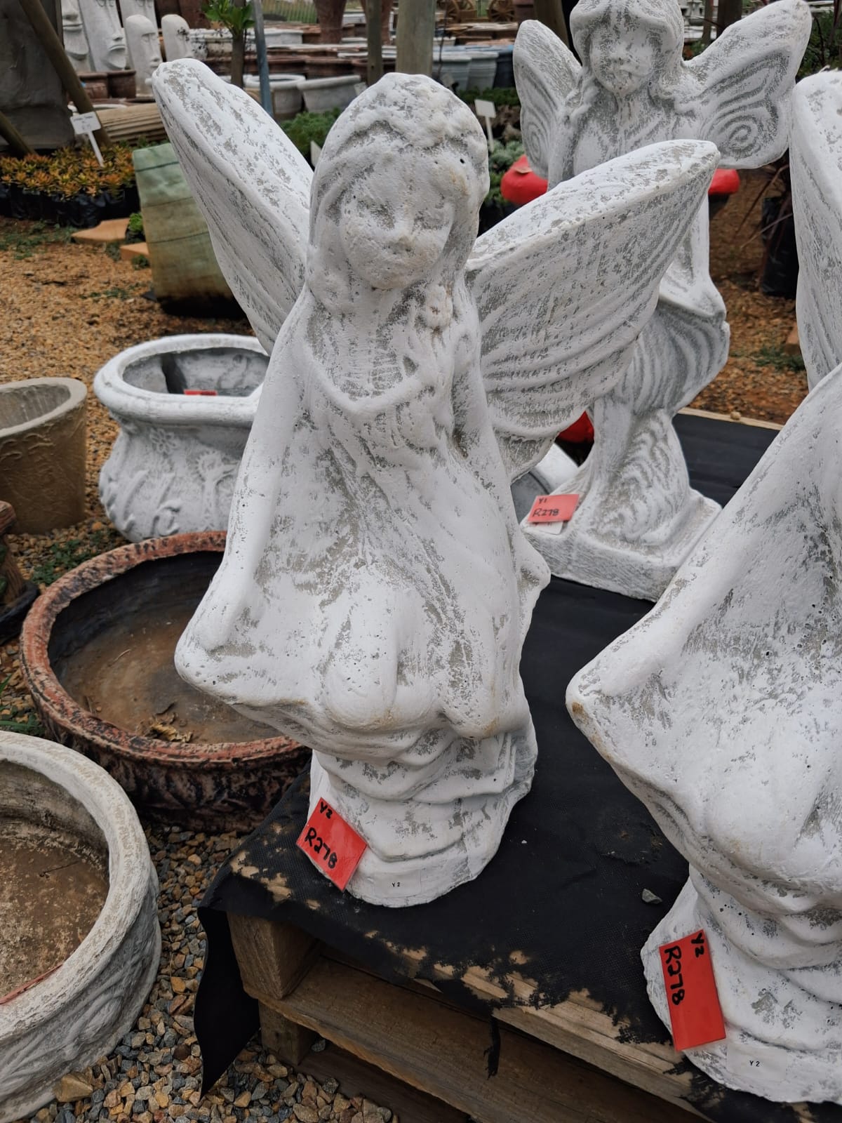 Sitting Angel Garden Décor (Y2)