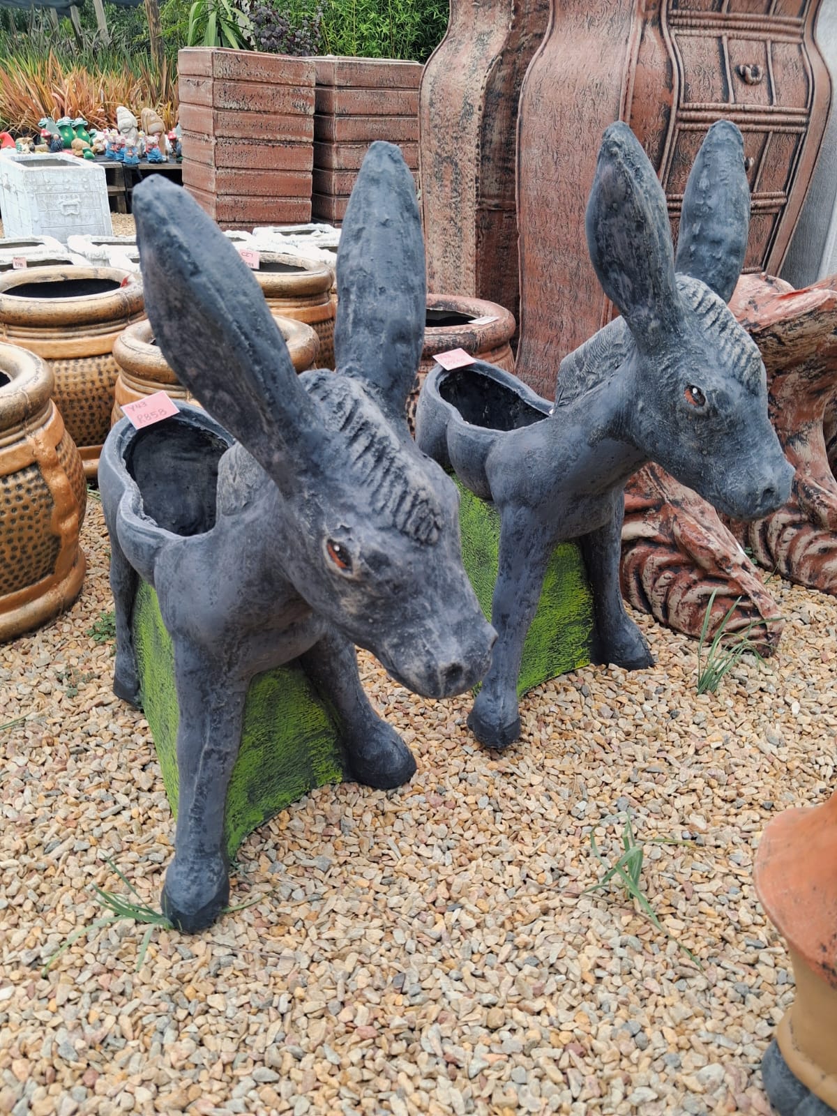 Donkey Pot Planters – Painted (Y43)