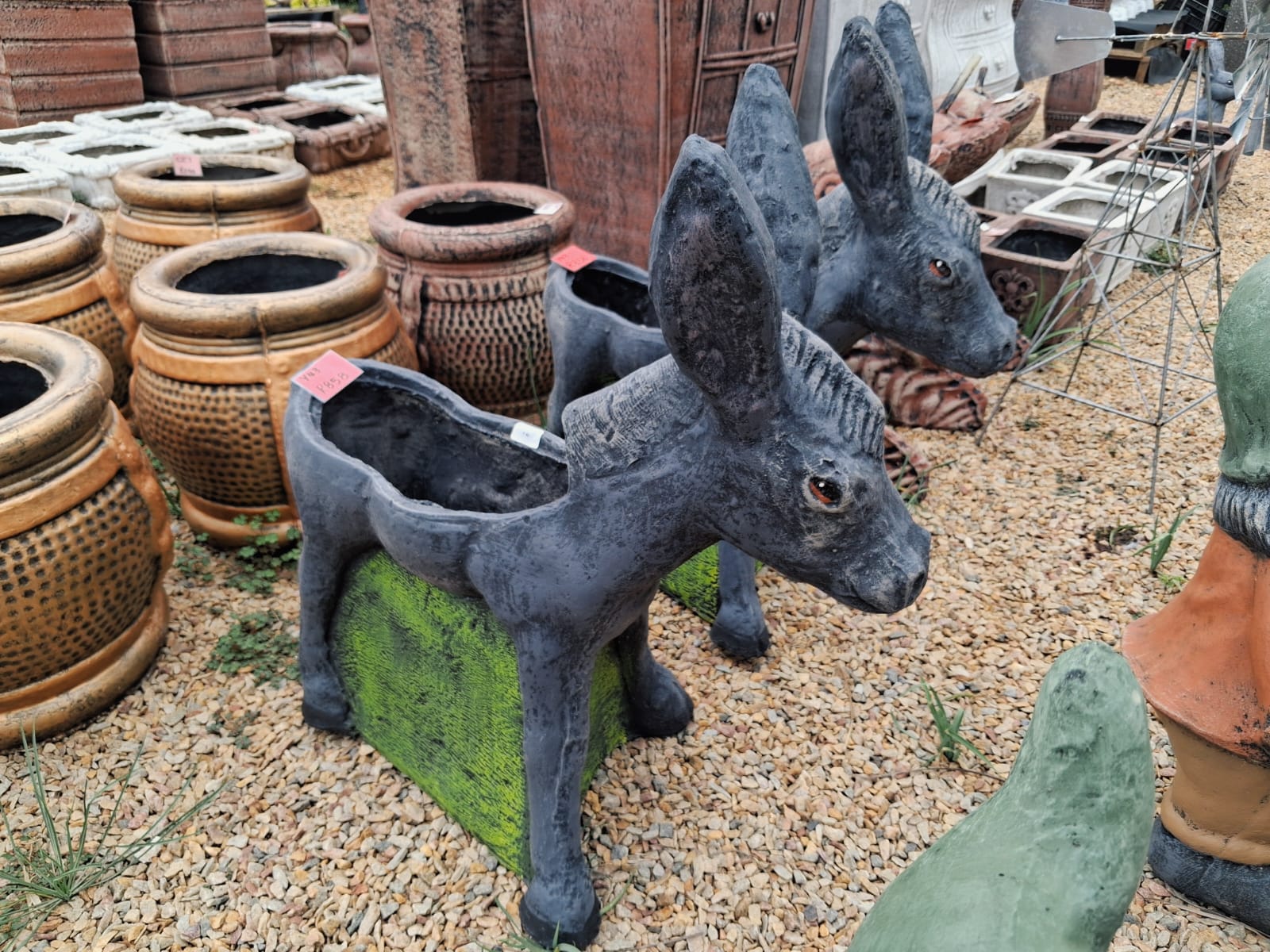 Donkey Pot Planters – Painted (Y43)